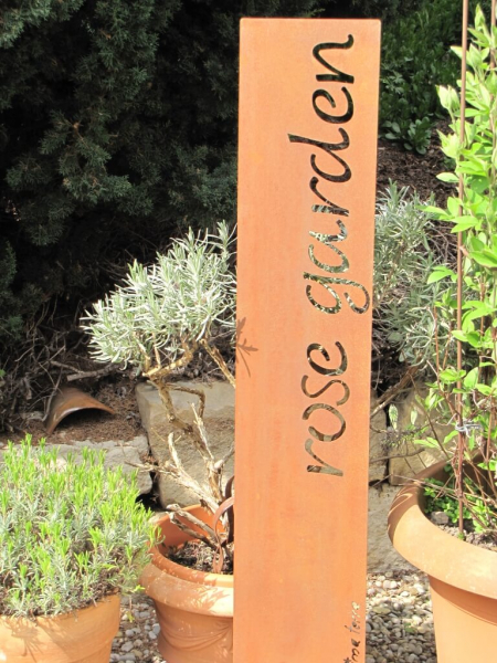 Prima Terra Edelrost Stele rose garden