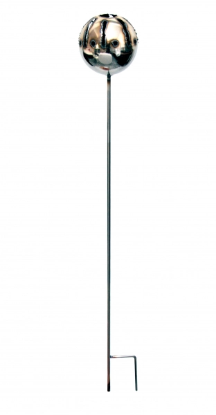 Edelstahl Gartenstecker Feuerfratze Sonne