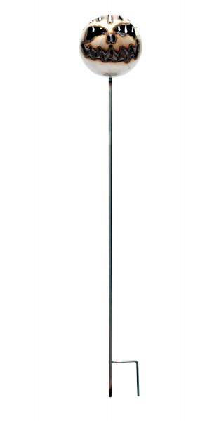 Edelstahl Gartenstecker Feuerfratze Zickzack