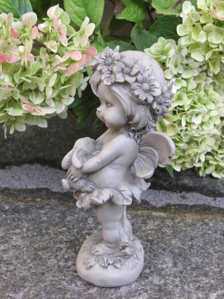 Elfe Lalula mit Hase aus Resin