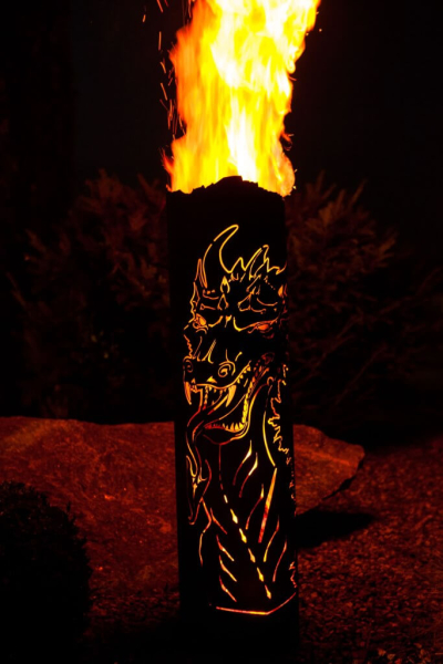 Feuersäule magischer Drache