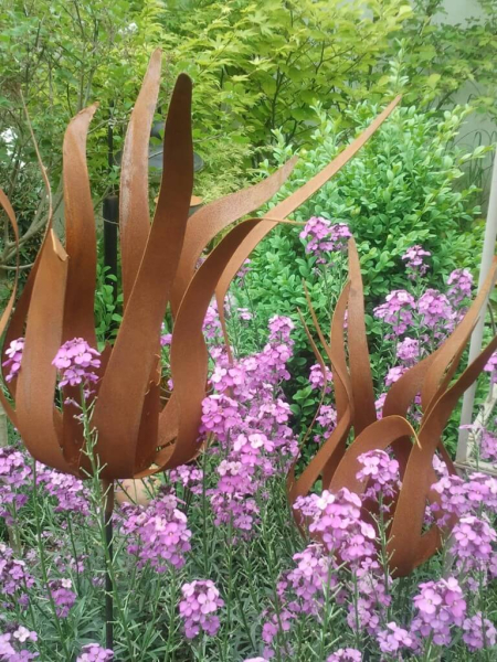 Gartenstecker Feuerblume Fiamma, klein