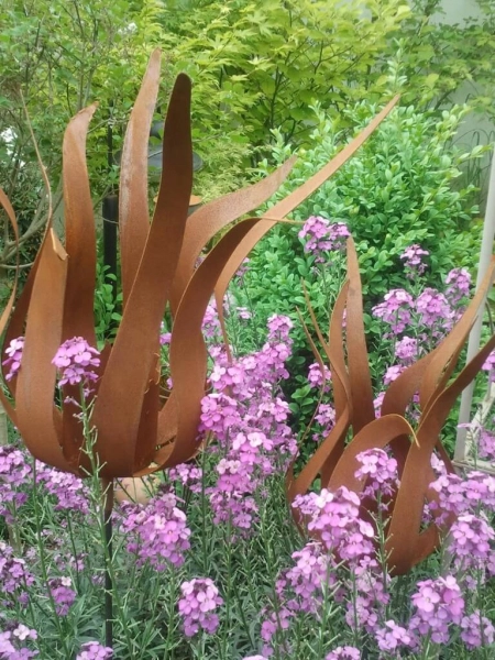 Gartenstecker Feuerblume Fiamma, klein