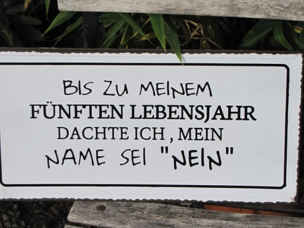 Shabby Chic Metallspruchschild fünftes Lebensjahr