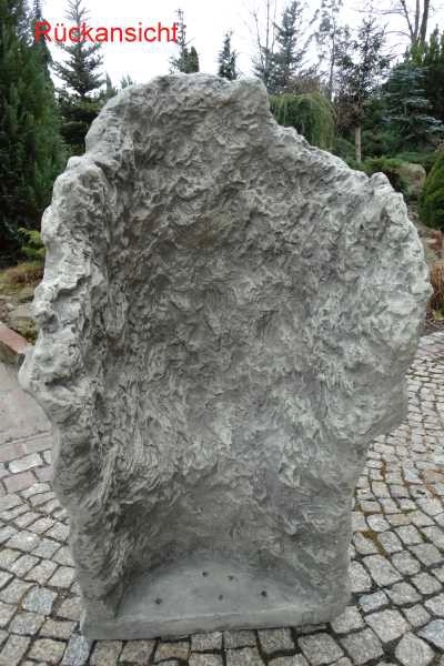 Skulptur Gesicht Mann aus Steinguss, 115 cm