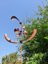 Edelrost Windrad 3er-Turbine