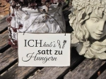 Shabby Chic Metallspruchschilder Kochen 4