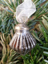 Christbaumkugel Diamant, mini, schwarz