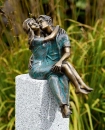 Bronzeskulptur Junges Glück