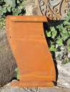 Edelrost Schild zum Selbstbeschriften