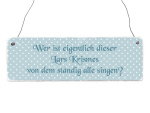 Shabby Chic Metallspruchschild Lars Krismes