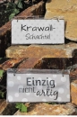 Shabby Chic Metallspruchschilder Moody 1