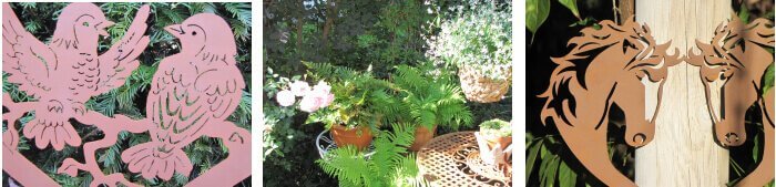 Exklusive Gartendekoration aus Edelrost - Angels Garden Dekoshop